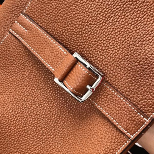 Contrefa?on Hermès Halzan Sac Marron – Image 2
