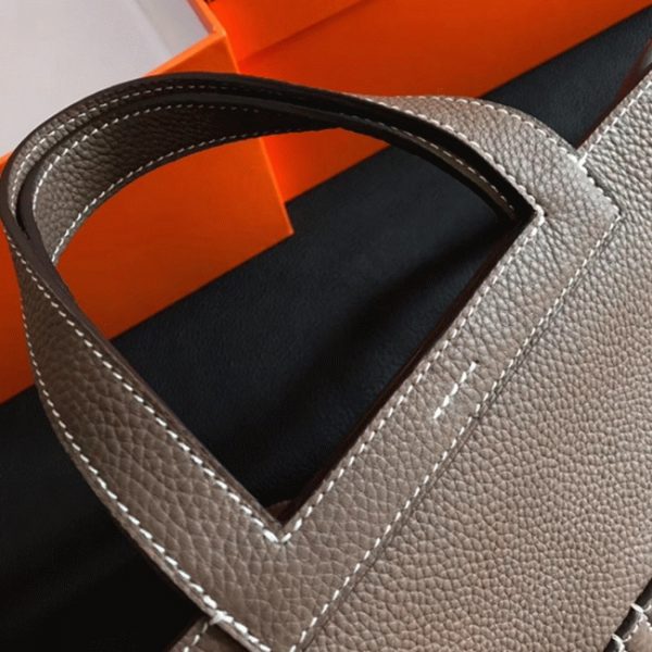 Fausse Hermès Halzan Sac étoupe – Image 2