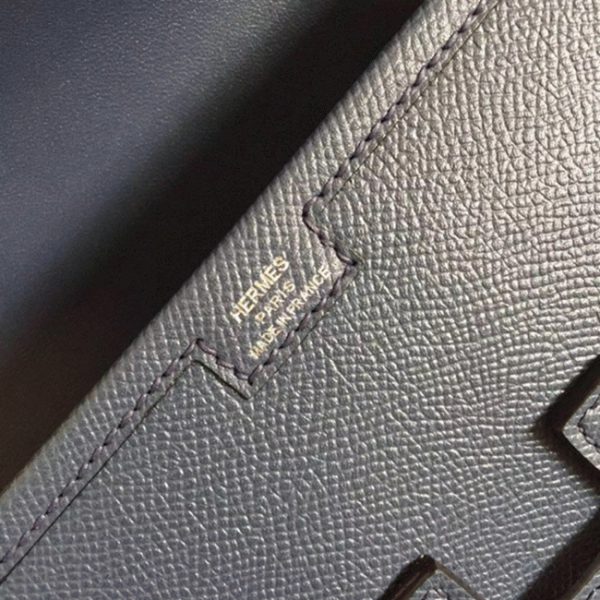 Haute Réplique Hermès Jige Elan Pochette Saphir Epsom – Image 5