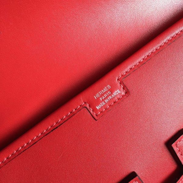 Top Réplique Hermès Jige Elan 29 Pochette Rouge – Image 7