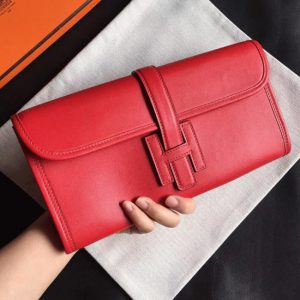 Top Réplique Hermès Jige Elan 29 Pochette Rouge