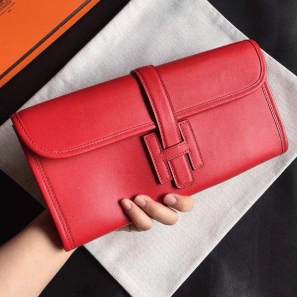 Top Réplique Hermès Jige Elan 29 Pochette Rouge