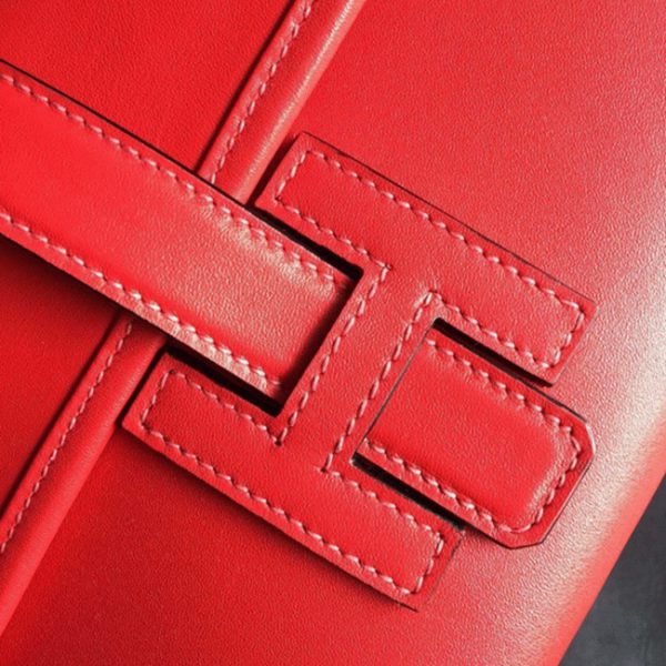 Top Réplique Hermès Jige Elan 29 Pochette Rouge – Image 4
