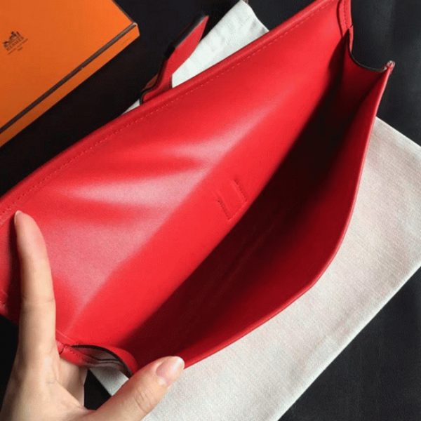 Top Réplique Hermès Jige Elan 29 Pochette Rouge – Image 2