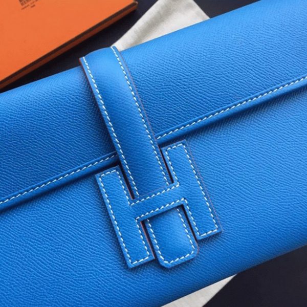 Réplique Hermès Jige Elan 29 Pochette Bleue – Image 4
