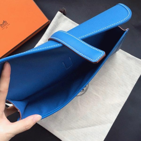 Réplique Hermès Jige Elan 29 Pochette Bleue – Image 3