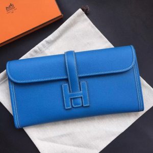 Réplique Hermès Jige Elan 29 Pochette Bleue