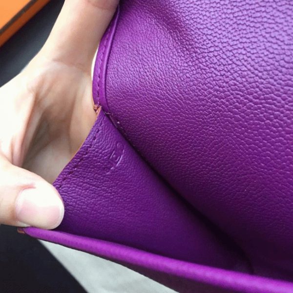 Réplique 1:1 Hermès Jige Elan 29 Pochette Cyclamen – Image 5