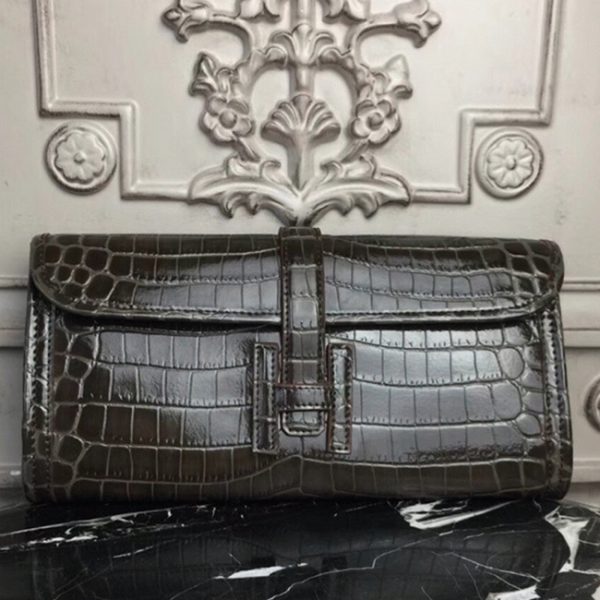 Copie Hermès Jige Elan 29 Pochette Chocolat
