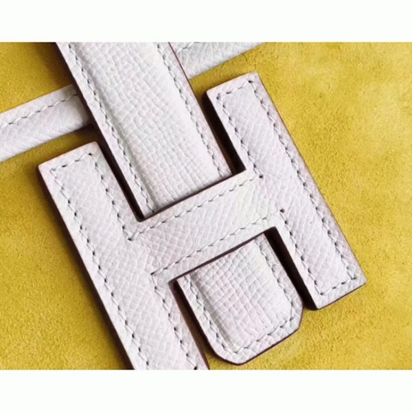 Contrefaçon Hermès Jige Elan 29 Pochette Jaune – Image 6