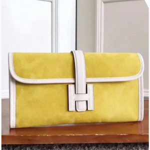 Contrefaçon Hermès Jige Elan 29 Pochette Jaune
