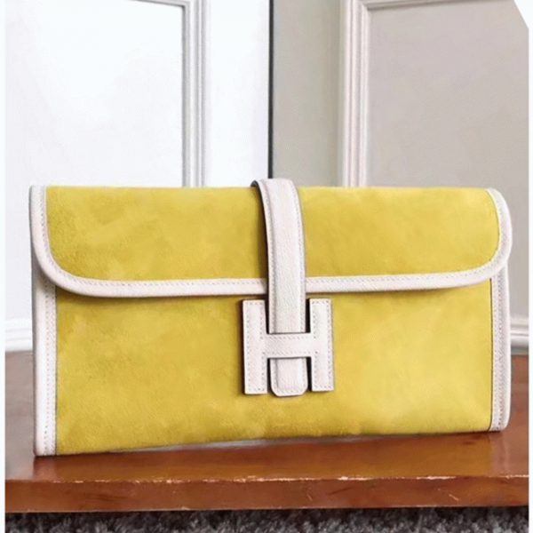 Contrefaçon Hermès Jige Elan 29 Pochette Jaune