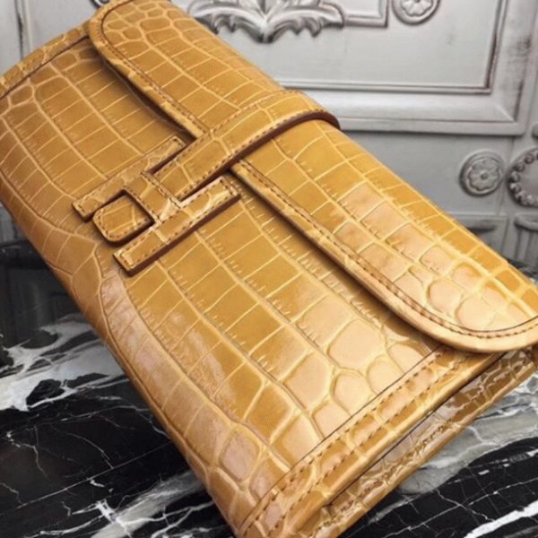 Réplique AAA Hermès Jige Elan 29 Pochette Caramel – Image 7