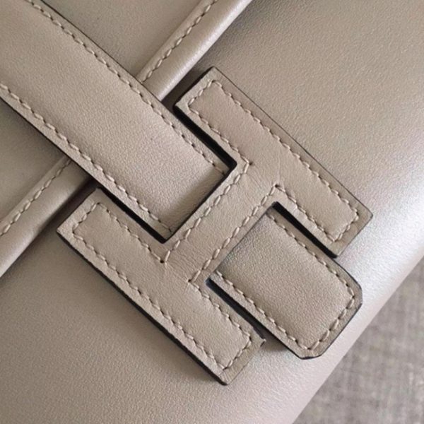 Fausse Hermès Jige Elan 29 Pochette Grise – Image 3
