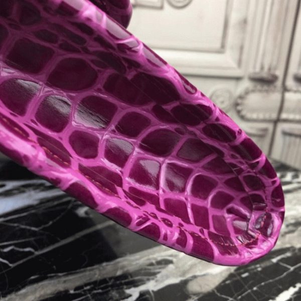 Contrefaçon Hermès Jige Elan 29 Pochette Crocodile Fuchsia – Image 5