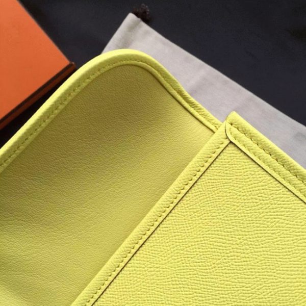 Contrefaçon Hermès Jige Elan Pochette Soufre – Image 6