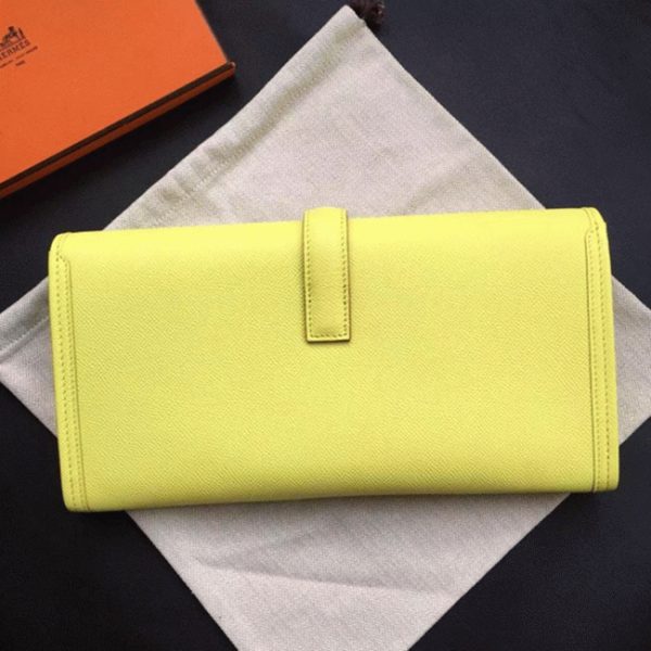 Contrefaçon Hermès Jige Elan Pochette Soufre – Image 3