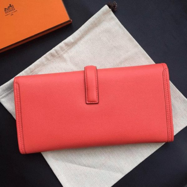 Réplique de Luxe Hermès Jige Elan Pochette Flamingo – Image 7