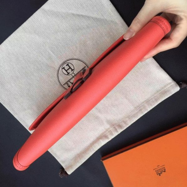 Réplique de Luxe Hermès Jige Elan Pochette Flamingo – Image 5