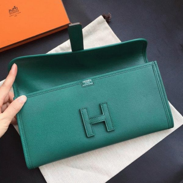 Réplique Hermès Jige Elan 29 Pochette Vert Foncé – Image 6