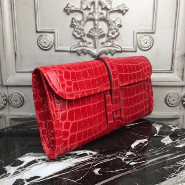 Fausse Hermès Jige Elan 29 Pochette Rouge – Image 8
