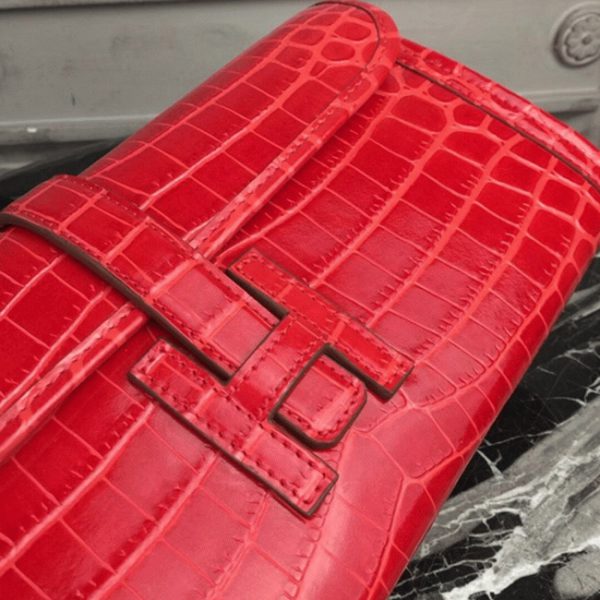 Fausse Hermès Jige Elan 29 Pochette Rouge – Image 6