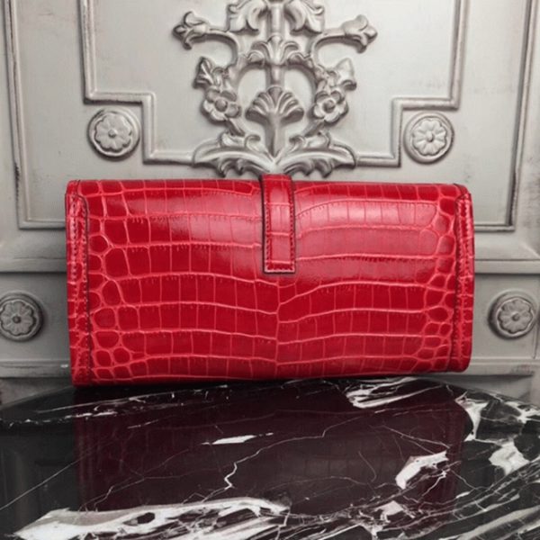 Fausse Hermès Jige Elan 29 Pochette Rouge – Image 3