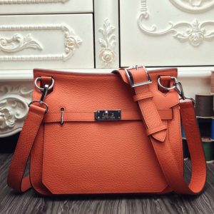 Réplique Hermès Jypsiere 31cm Sac à Main Orange