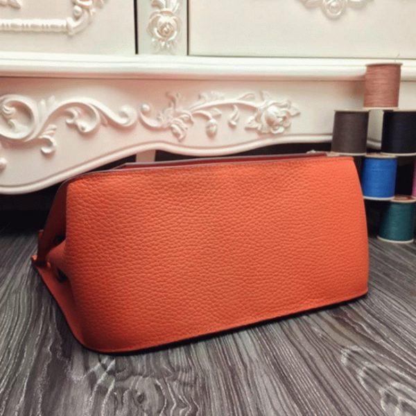 Réplique Hermès Jypsiere 34cm Sac à Main Orange – Image 3