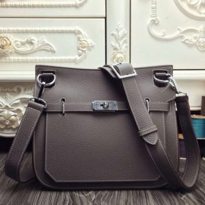 Contrefaçon Hermès Jypsiere 31cm Sac à Main Gris Grand