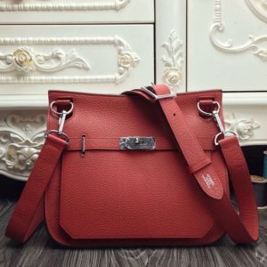 Fausse Hermès Jypsiere 31cm Sac à Main Rouge Grand