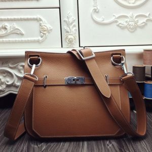 Réplique Hermès Jypsiere 31cm Sac à Main Marron