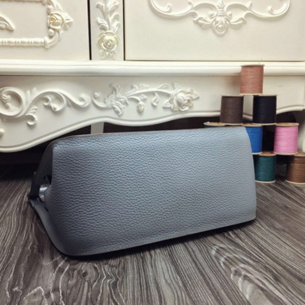Faux Créateur Hermès Jypsiere 31cm Sac à Main Bleu Lin – Image 6