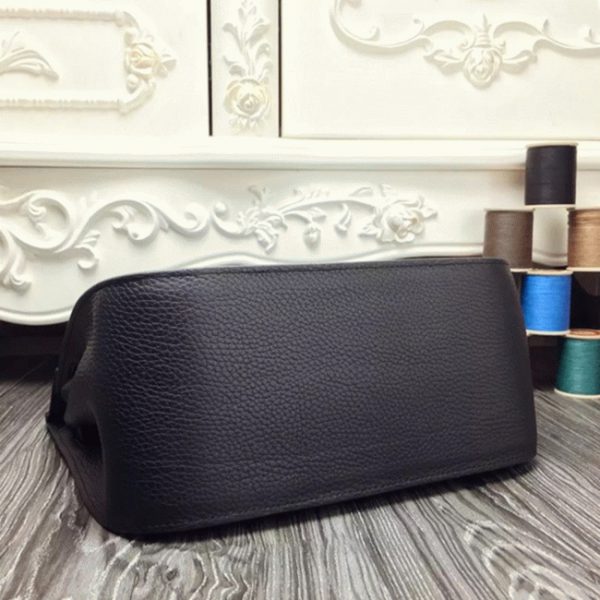Contrefaçon Hermès Jypsiere 31cm Sac à Main Noir – Image 7