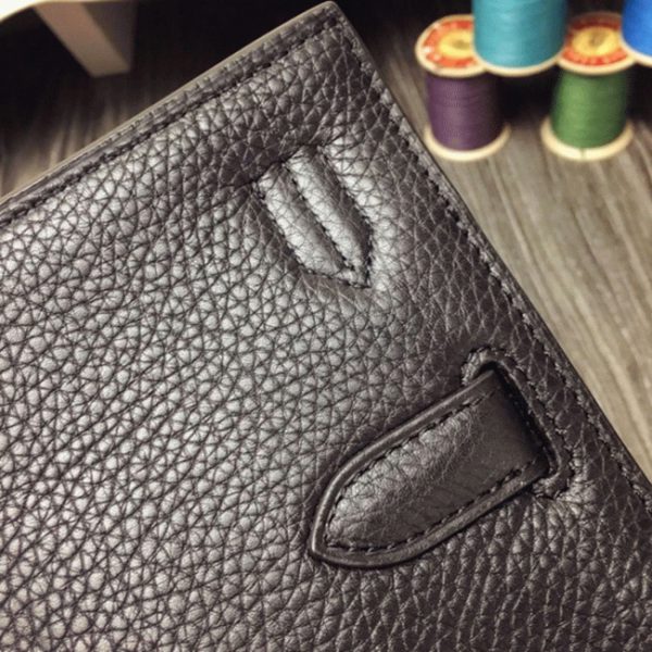 Contrefaçon Hermès Jypsiere 31cm Sac à Main Noir – Image 3