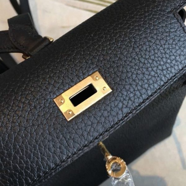 Contrefaçon Sac à dos Hermès Kelly Ado PM Noir Clémence – Image 8