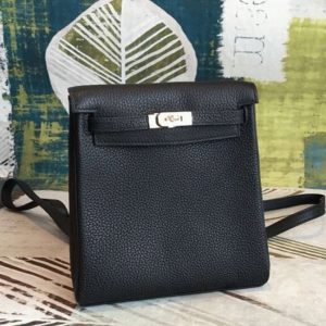 Contrefaçon Sac à dos Hermès Kelly Ado PM Noir Clémence