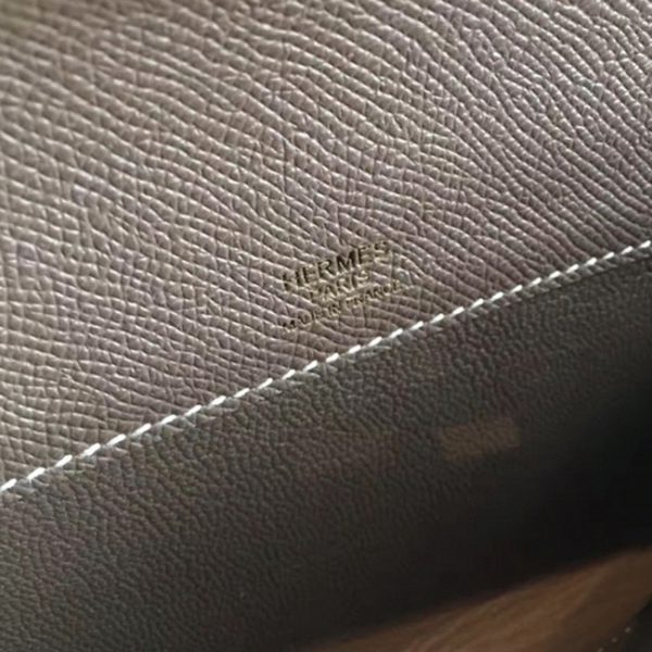 Contrefaçon Pochette Hermès Kelly Cut étoupe Epsom – Image 6