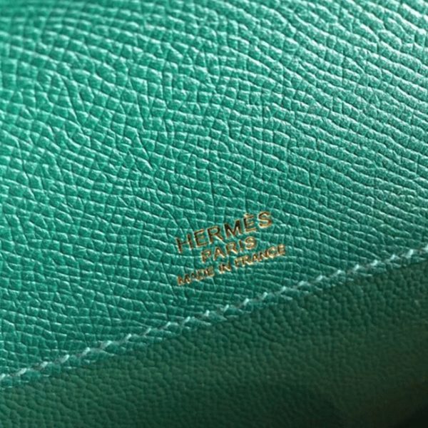 Fausse Pochette Hermès Kelly Cut Malachite Epsom – Image 7