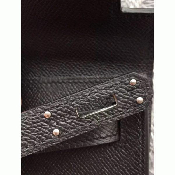 Fausse Pochette Hermès Kelly Cut Noir Epsom – Image 4