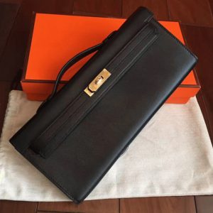 Fausse Pochette Hermès Kelly Cut Noir Swift