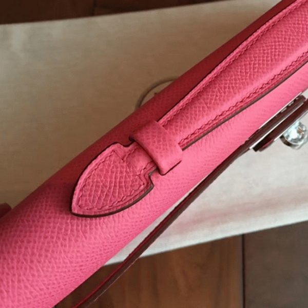 Imitation Pochette Hermès Kelly Cut Rouge Lipstick Epsom – Image 2