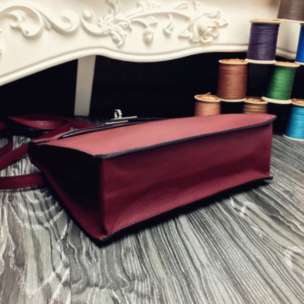 Contrefaçon Sac à main Hermès Kelly Danse Bordeaux Swift – Image 4