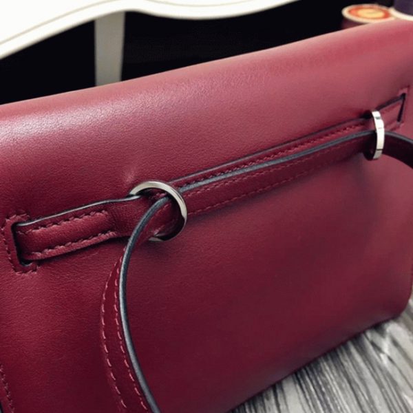 Contrefaçon Sac à main Hermès Kelly Danse Bordeaux Swift – Image 2