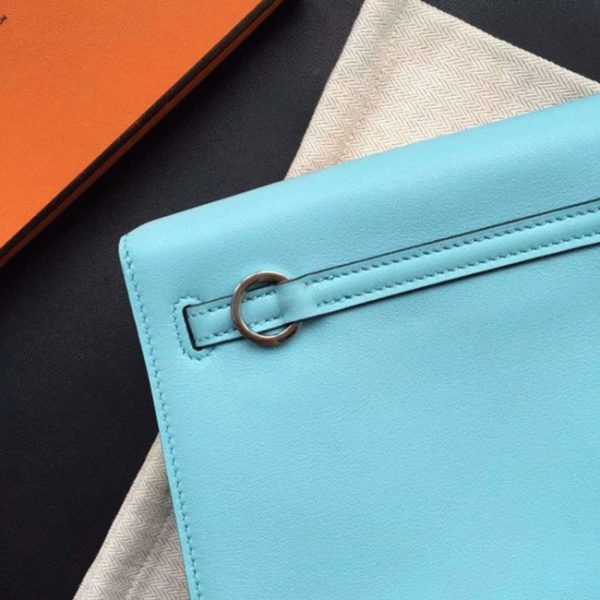 Fausse Sac à main Hermès Kelly Danse Céleste Swift – Image 7