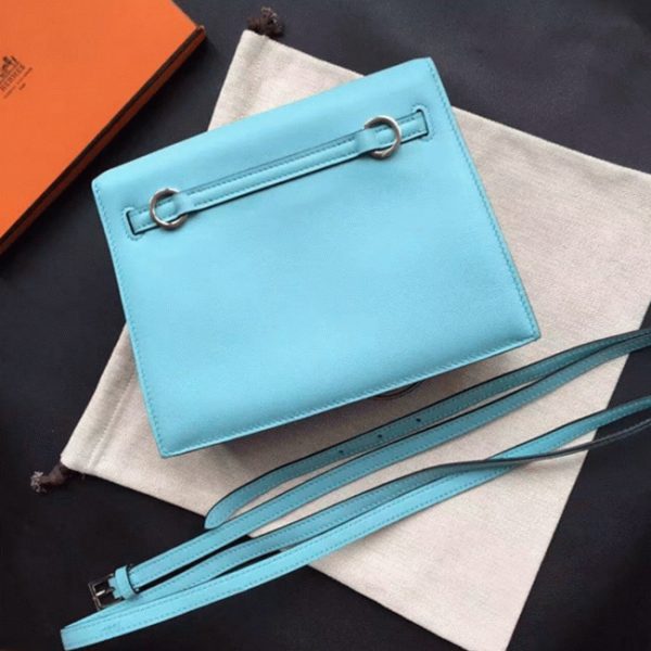Fausse Sac à main Hermès Kelly Danse Céleste Swift – Image 5