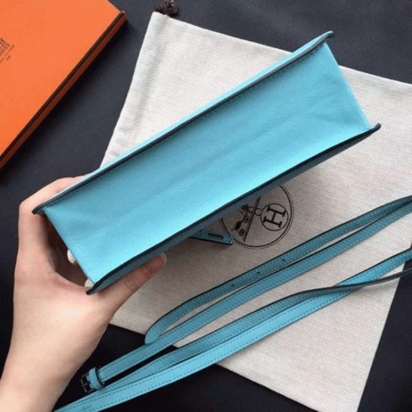 Fausse Sac à main Hermès Kelly Danse Céleste Swift – Image 2