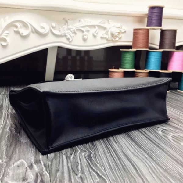 Réplique Sac à main Hermès Kelly Danse Noir Swift – Image 7