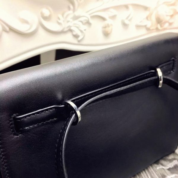 Réplique Sac à main Hermès Kelly Danse Noir Swift – Image 5