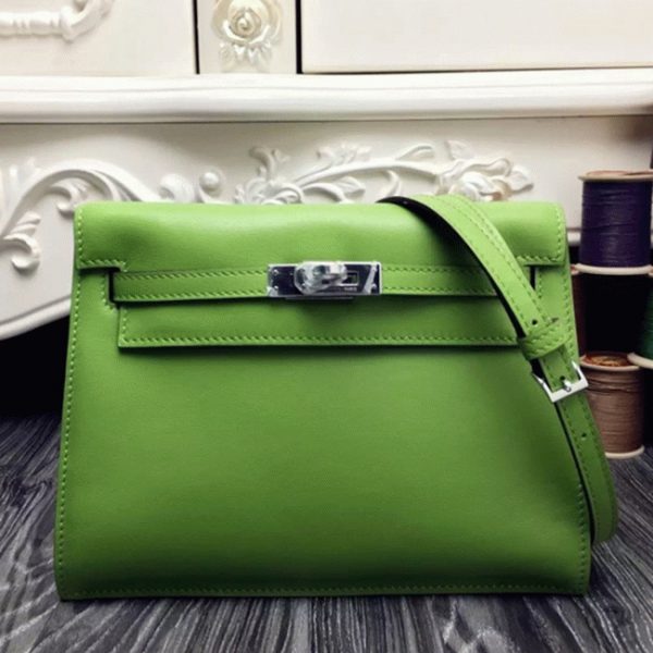 Top Réplique Sac à main Hermès Kelly Danse Vert Swift